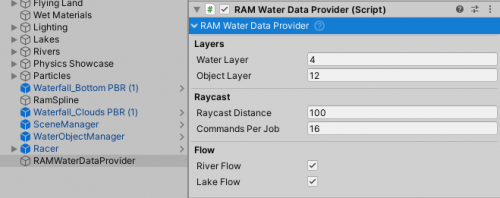Example River Auto Material setup. 
