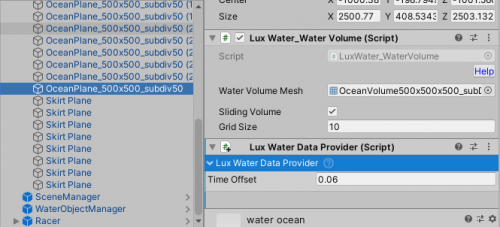 Example Lux Water setup. 