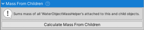 MassFromChildren inspector. 